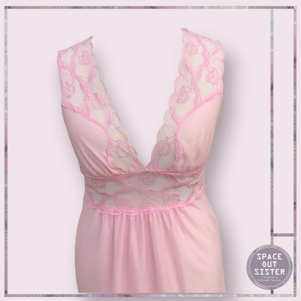 Vintage Full Length Tie Nightdress