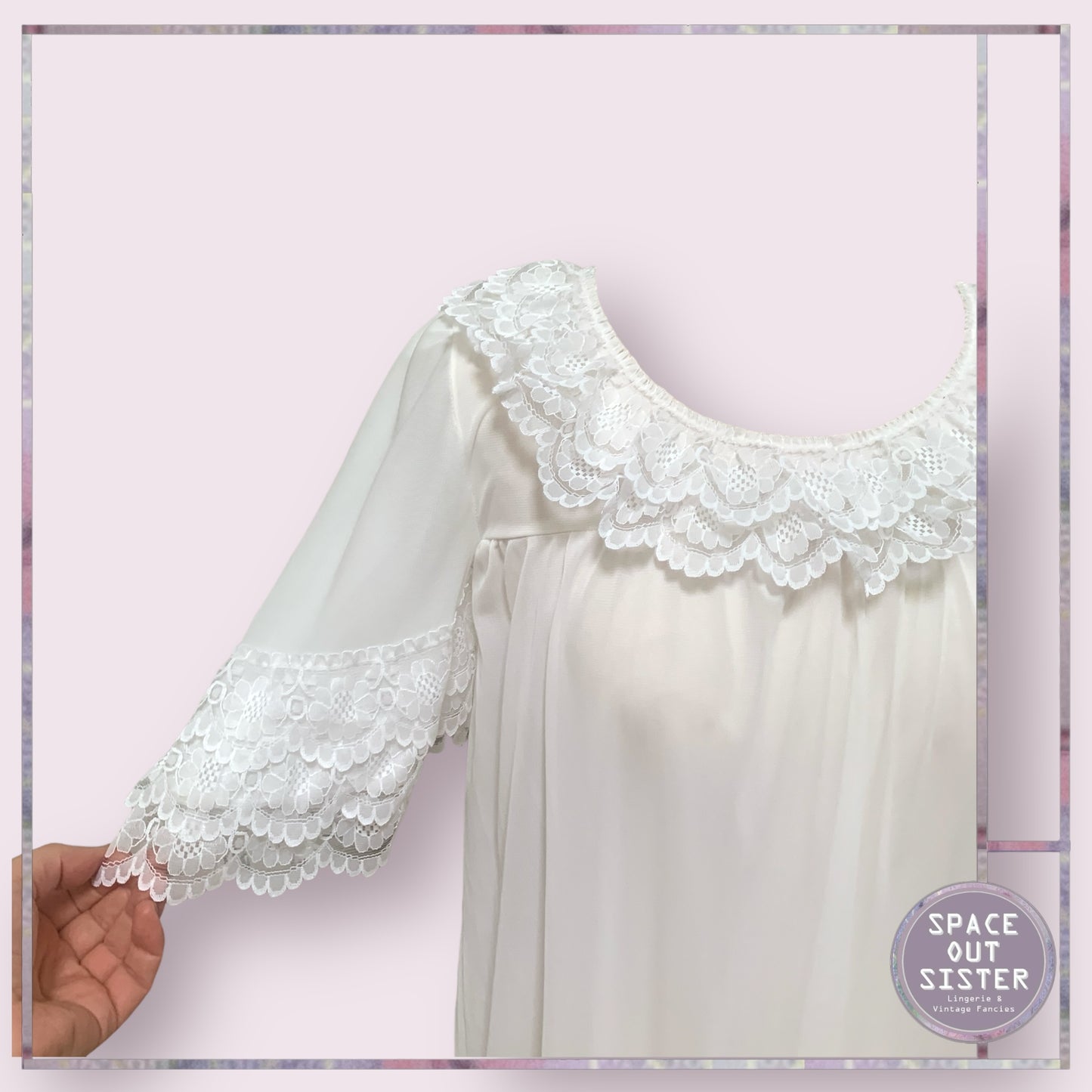 Vintage Tiered Sleeve Nightdress