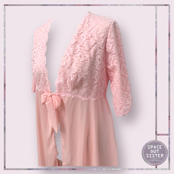 Vintage Chiffon Tie Negligee