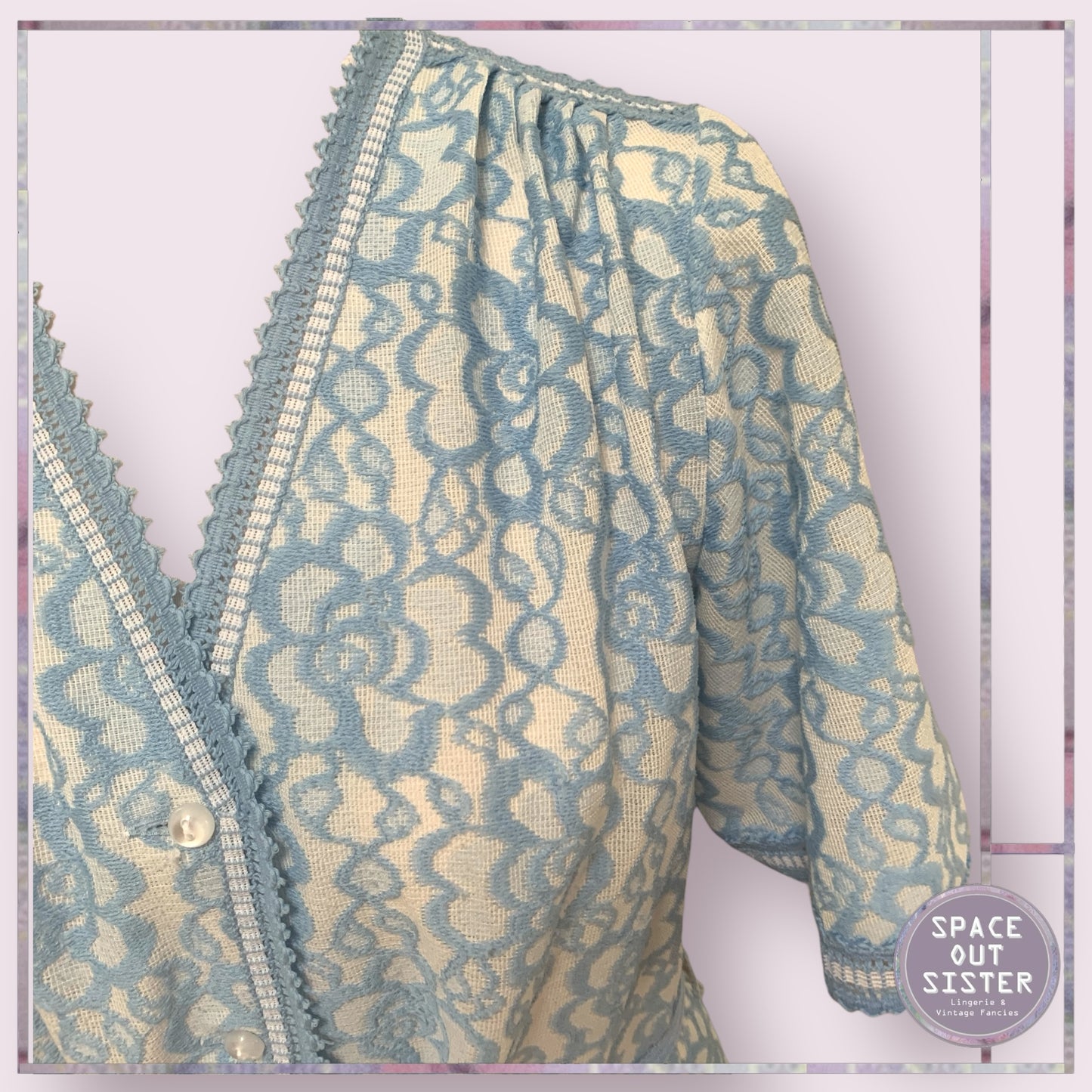Vintage Hanro Nightdress in Blue