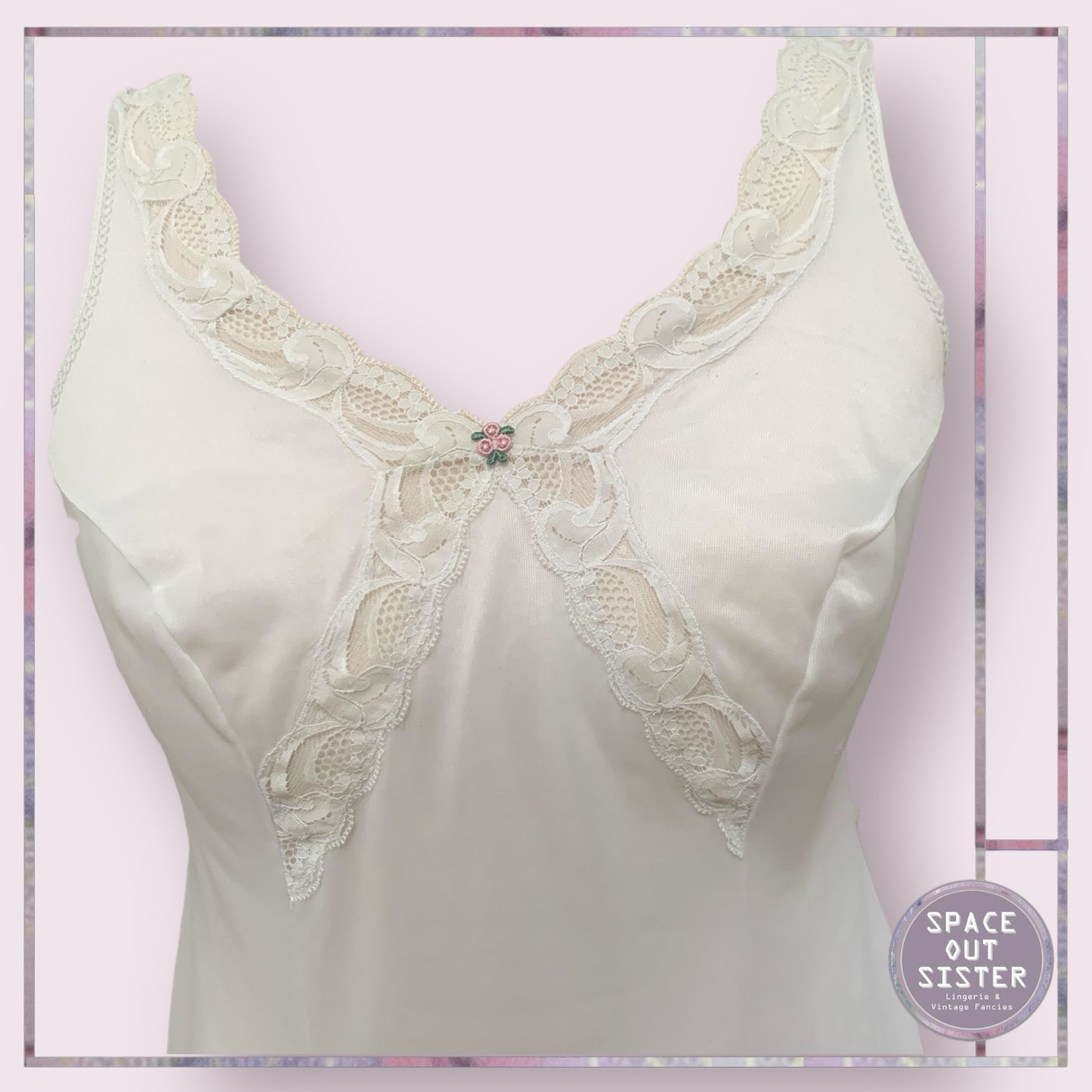 Vintage Rosebud Slip