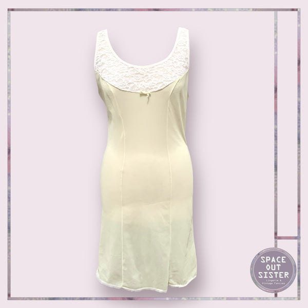 Vintage Lemon & Lace Slip