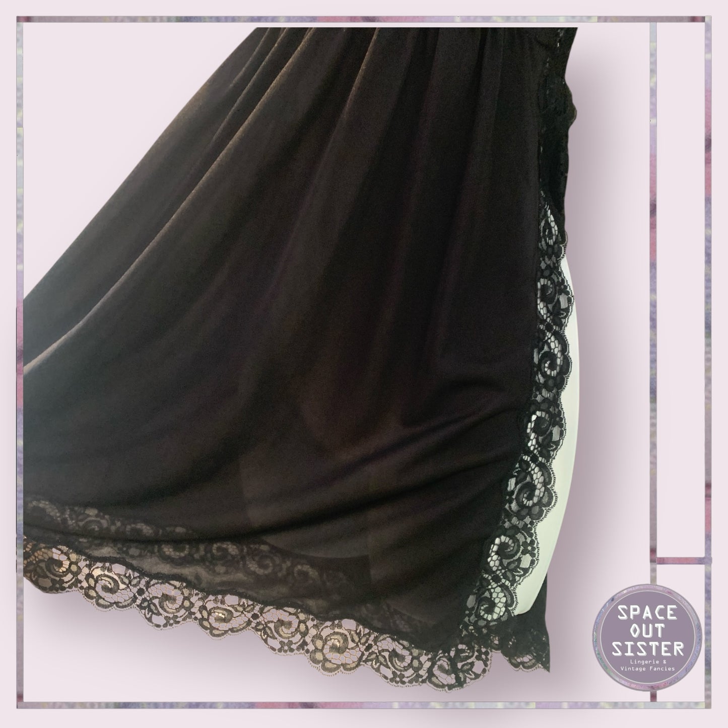 Vintage Side Split Nightdress