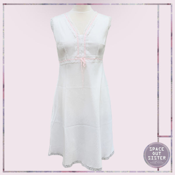 Vintage Short White Nightdress