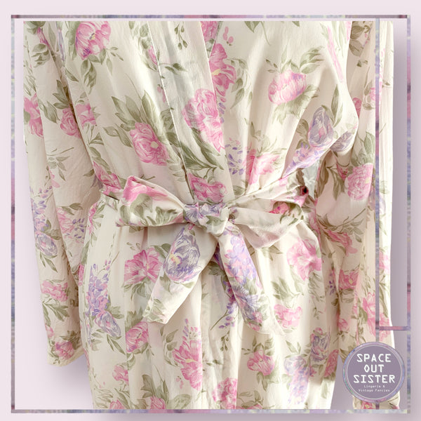 Frasi Silk Floral Robe