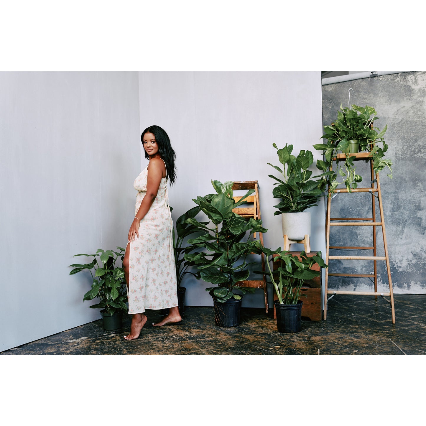 New Vintage Floral Slip Dress by Kilo Brava