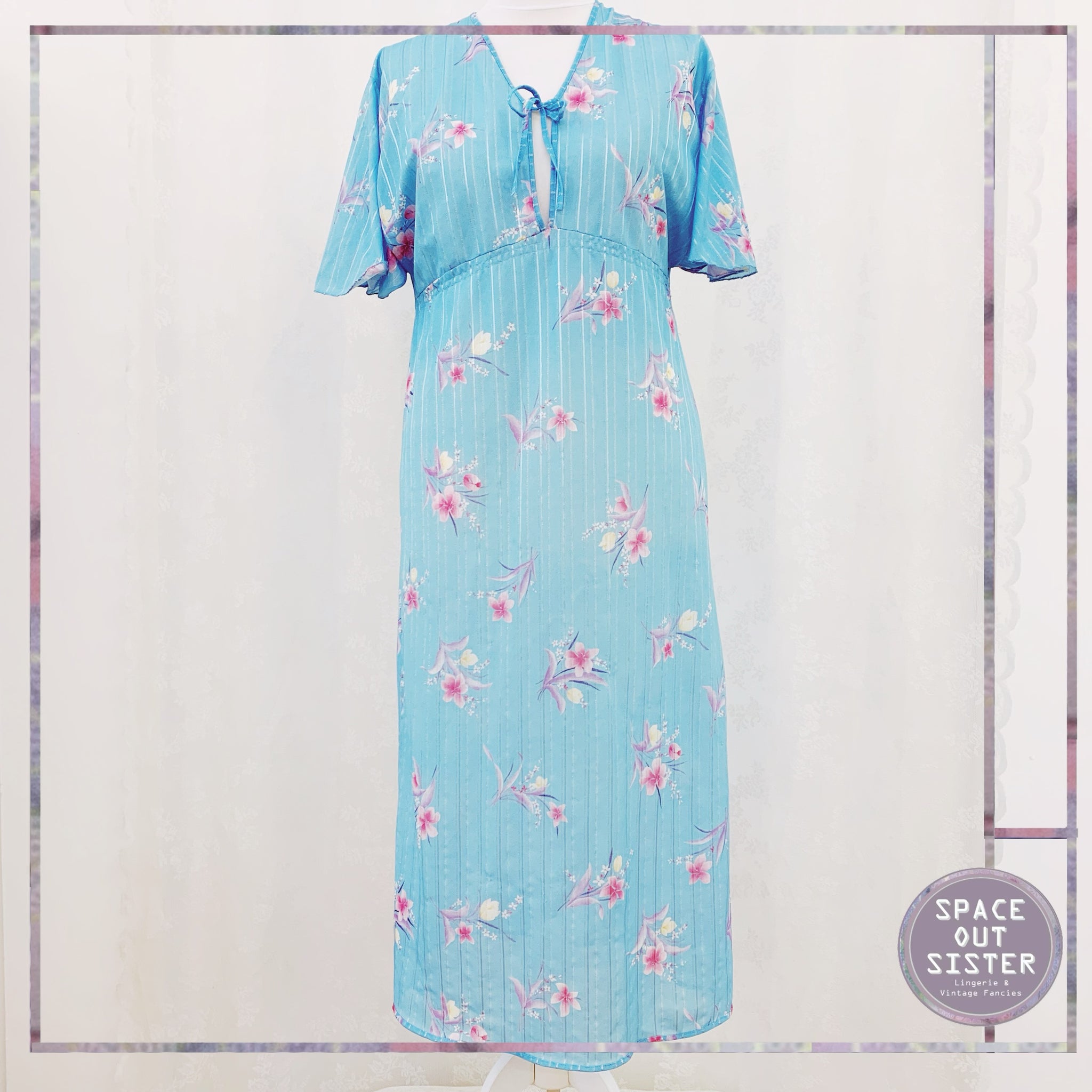 Vintage Turquoise Delight Nightdress