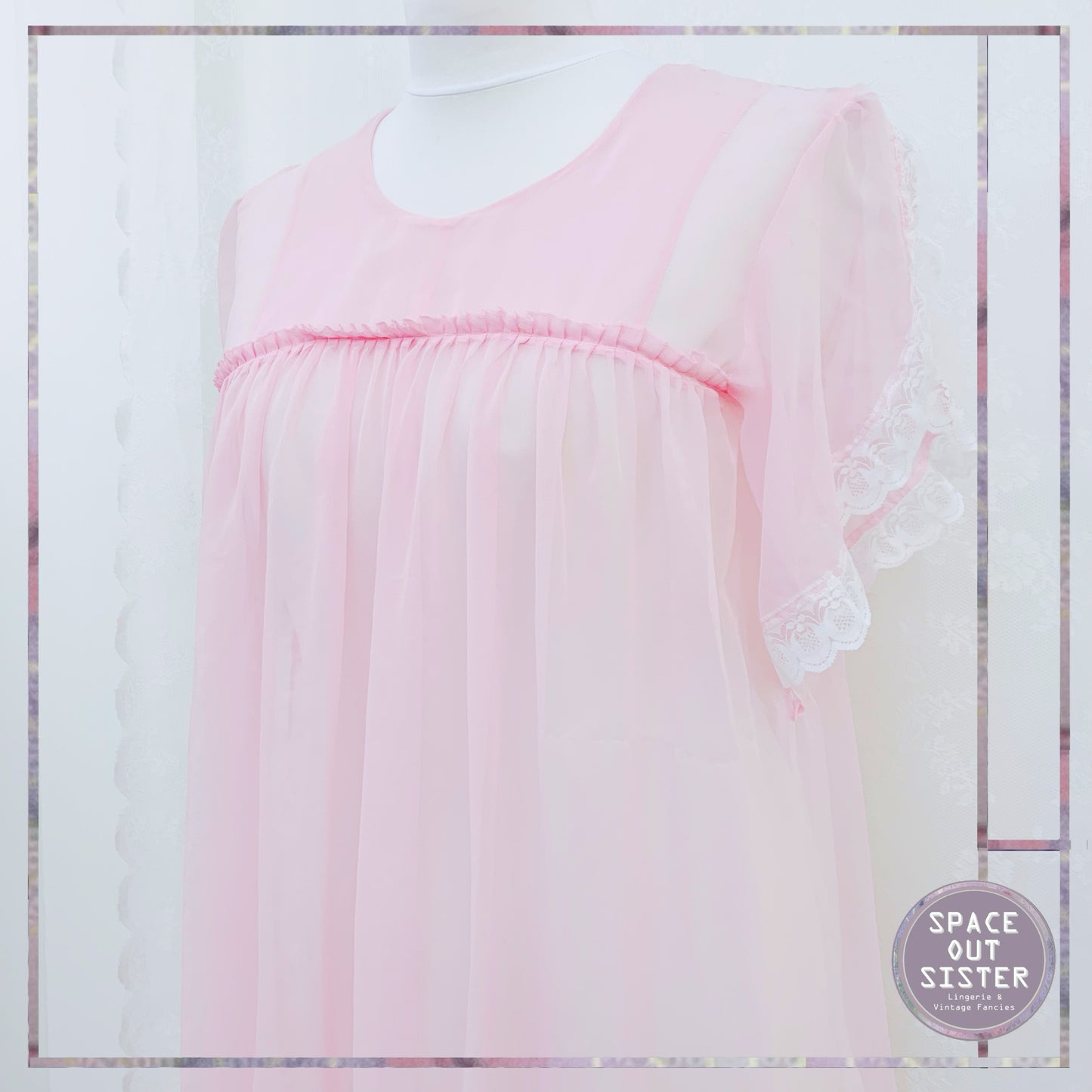 Handmade Pink Ice Cream Nightdress