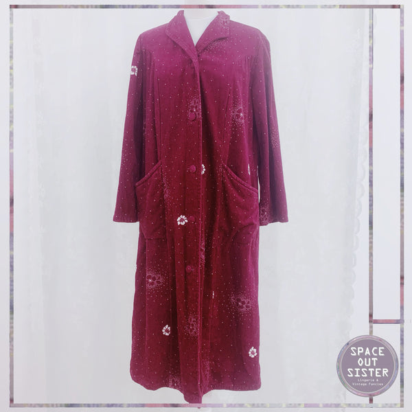 Vintage Vossen Cerise Robe